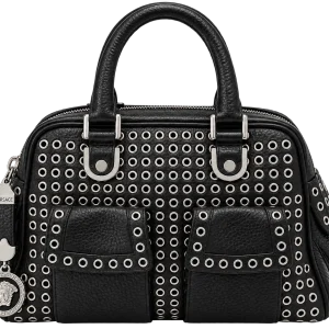 Versace (Grommet Detail Bowling Bag)