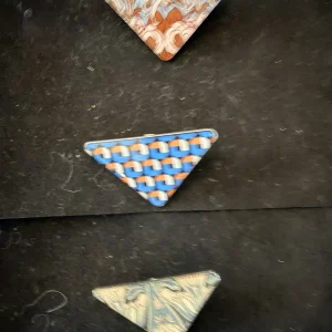Prada Triangle Pin Set