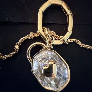 Swarovski Crystal Heart-Lock Necklace
