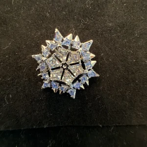 Swarovski Crystal Starburst Brooch
