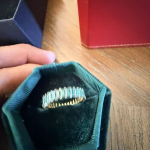 Swarovski Green Crystal Eternity Ring