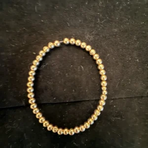 14K Gold Beaded Bracelet