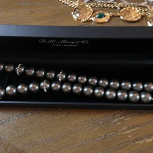 Genuine Gray Pearl Necklace