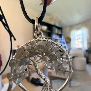 Tree of Life Gemstone Pendant Necklace