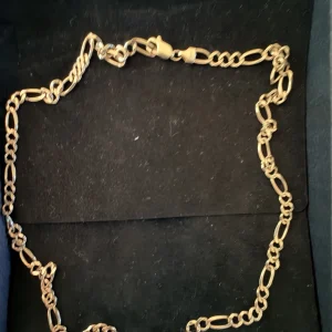 14K Gold Figaro Chain Necklace