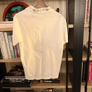Versace Embroidered Collar Polo Shirt