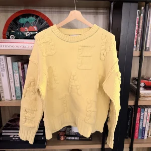 Bottega Veneta Yellow Textured Sweater