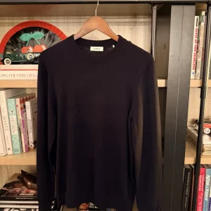 Sandro Navy Merino Sweater
