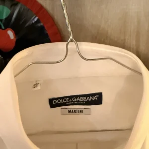 Dolce & Gabbana Martini Embroidered Dress Shirt