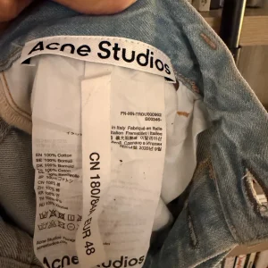 Acne Studios Metallic Coated Jeans