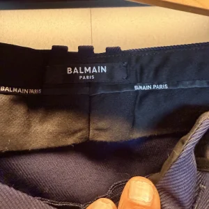 Balmain Navy Tailored Shorts