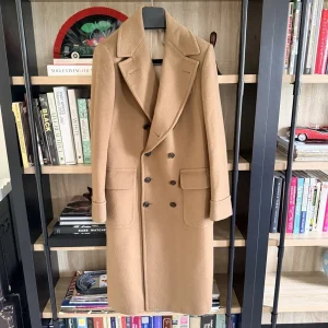 The Kooples Gray Belted Overcoat
