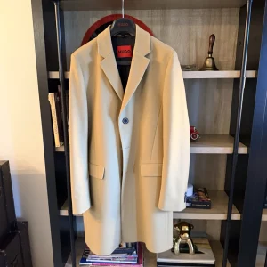 HUGO Cream Overcoat