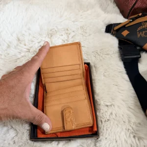 Loewe Tan Leather Wallet