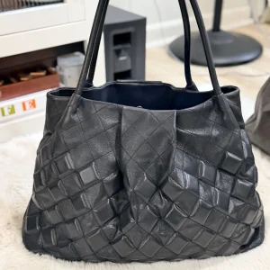 Dior Brown Cannage Leather Tote