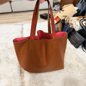 Giorgio Armani Leather Business Bag