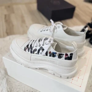 Alexander McQueen Graffiti Platform Sneakers