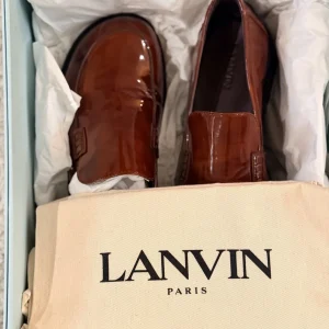 Lanvin Patent-Leather Loafers