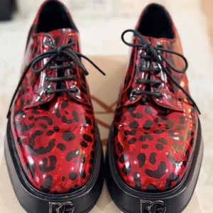 Gucci GG Canvas Lug-Sole Derby Shoes