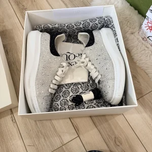 Alexander McQueen Crystal-Embellished Oversized Sneakers