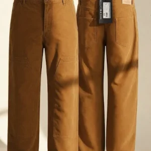 Brown Utility Cargo Pants